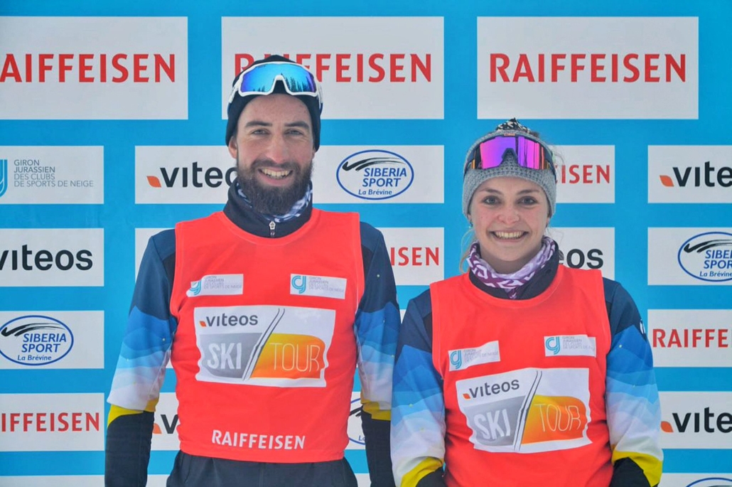 Benjamin Rosselet et Prisca Schneider © SC Les Breuleux