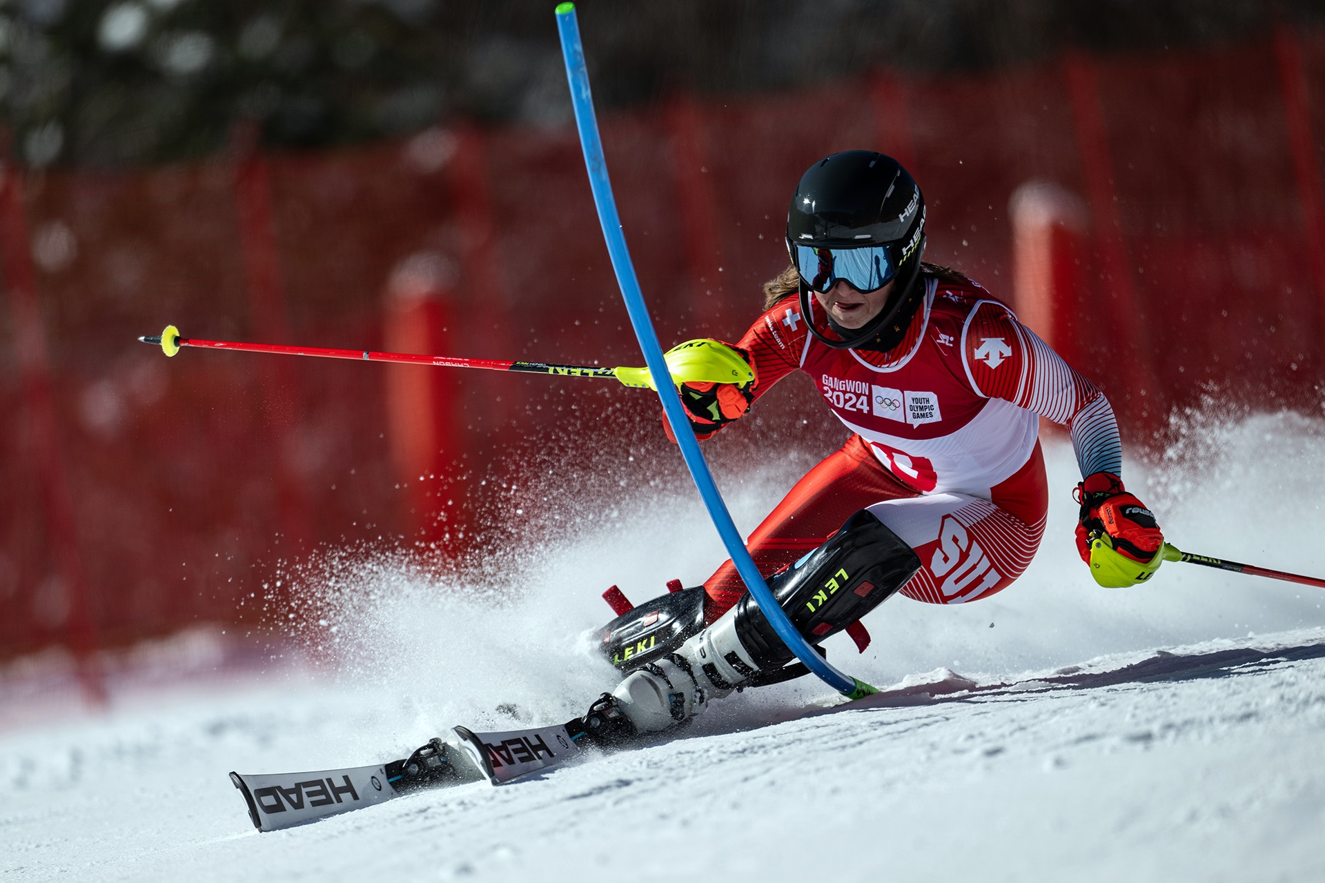 Justine Herzog slalom © OIS Joel Marklund