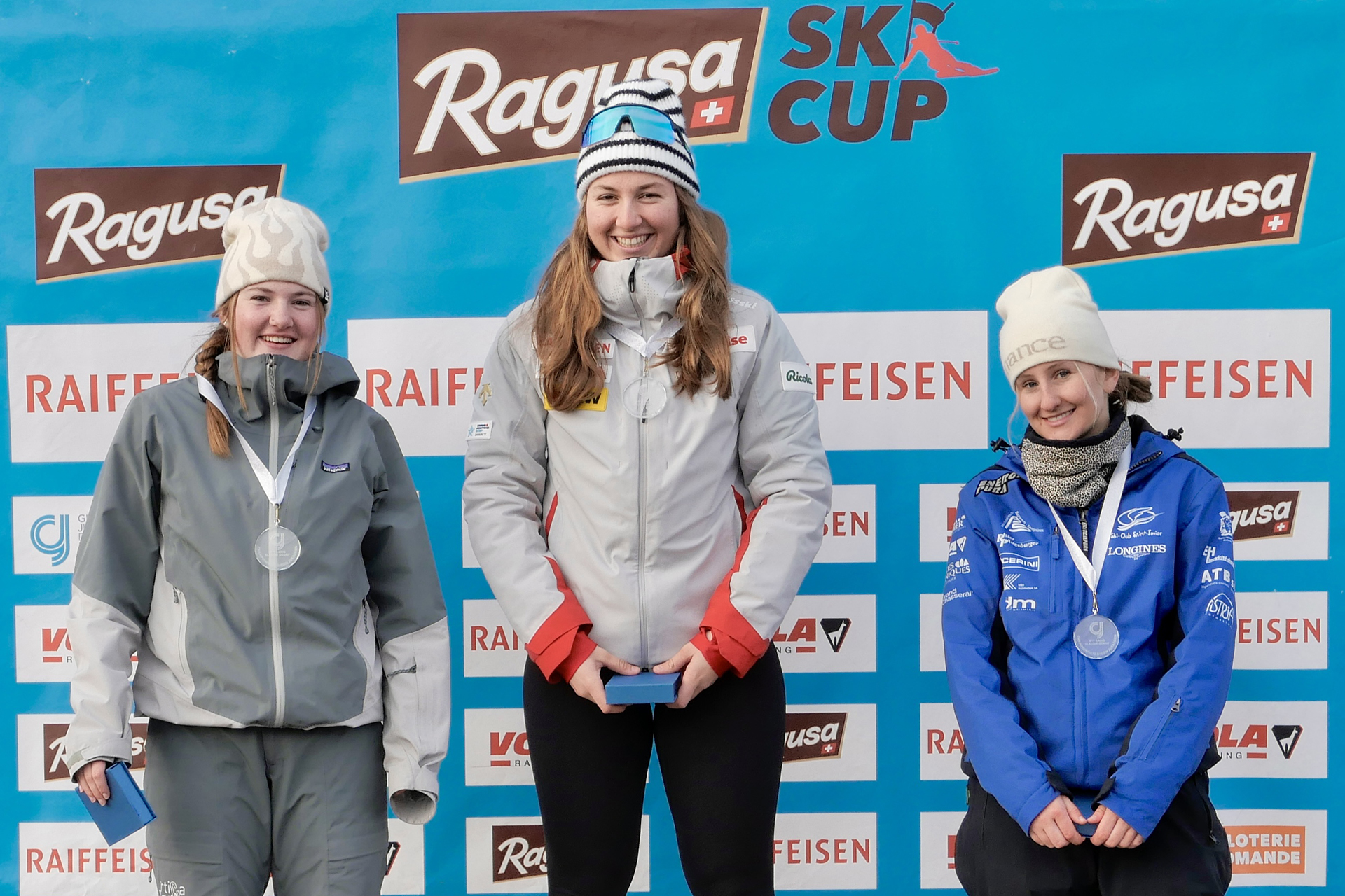 Top 3 dames Championnats jurassiens de géant © Oscar Muniz